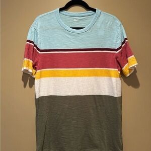 GAP Blue and Red Short Sleeve Tee